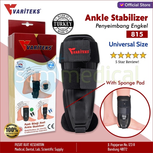 [00120220015] Variteks Ankle Stabilizer Sponge Pad Universal VAR 815U
