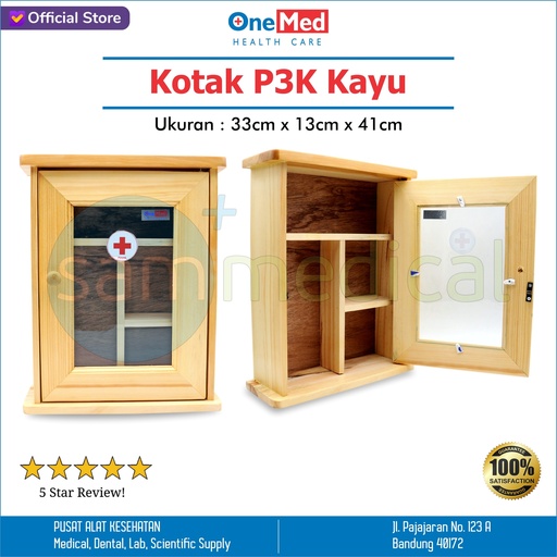 [00120220406] One Med Kotak P3K KAYU